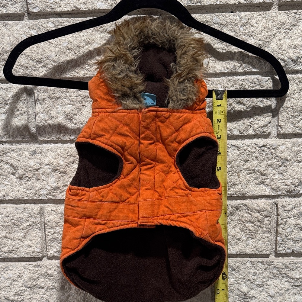 Orange Canvas Dog Jacket